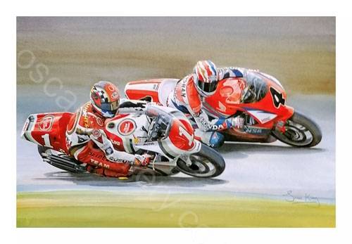 The Champions Kevin Schwantz and Michael Doohan