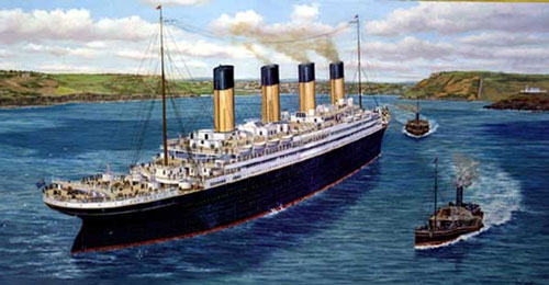 The Titanic at Queenstown