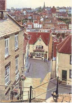 View from the steps - Whitby