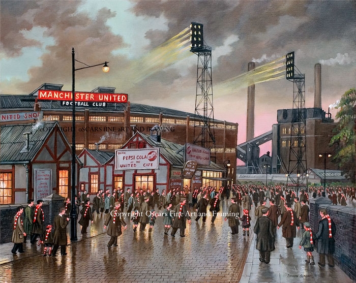 The Big Match - Manchester United Theatre of Dreams 1958 CANVAS