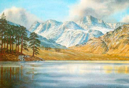 The Langdale Pikes and Bleatarn