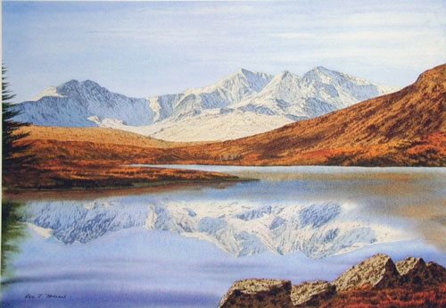 Snowden from Llynnau Mymbyr