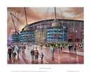 Derby Day - Manchester City Etihad Stadium LARGE FORMAT