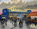 Welcome to Goodison Everton Football Club ORIGINAL CANVAS